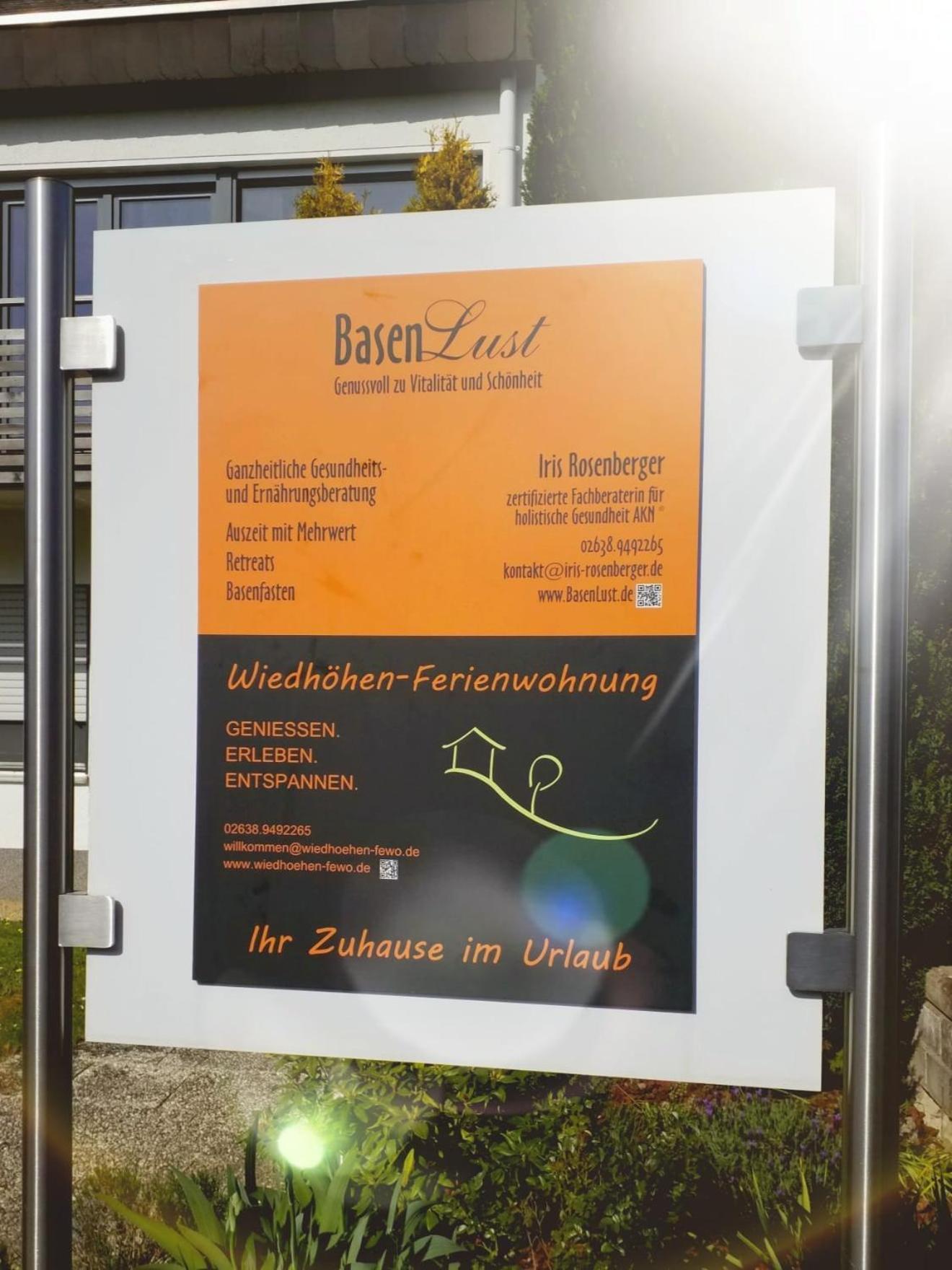 Wiedhoehen Ferienwohnung Roßbach Exterior foto